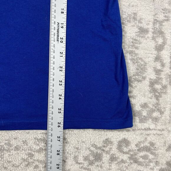 Grunt Style T Shirt Women's Blue Short Sleeve T Messy Buns & Guns Size 2XL XXL - Picture 5 of 7